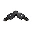 Fantasia Fantasia Track 1F conector en L ajustable negro, pieza angular para carril de 1 fase