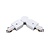 Fantasia Fantasia Track 1F verstelbare L-connector wit voor railverlichting