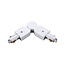 Fantasia Fantasia Track 1F connecteur en L réglable blanc, pièce d'angle pour rail 1 phase