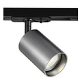 Fantasia Fantasia Taboo 1-fase trackspot, GU10 fitting (lichtbron niet inbegrepen), zwart met geborsteld staal