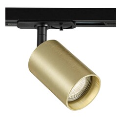 Fantasia Taboo 1L Track Spot GU10 Black/Brushed Gold, Bulb Excl.