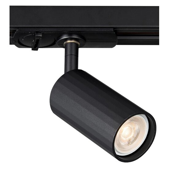 Fantasia Fantasia Oryx foco de carril monofásico con casquillo MR11 en negro, bombilla no incluida