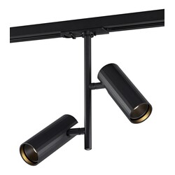 Fantasia ORYX track spot for 1-circuit rail, 2 light points, black