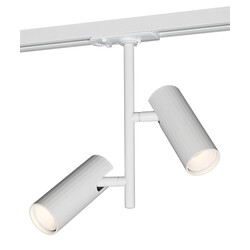 Fantasia ORYX white 2-light surface-mounted track spot