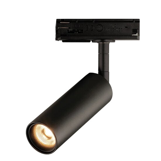 Fantasia Fantasia Lopal 1-light LED track spot, 4.5W integrated LED, sandy black, for single-phase track systems
