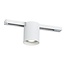 Fantasia Fantasia Babar round surface-mounted spot for GU10 bulb, suitable for single-phase track systems, white finish