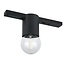 Fantasia Fantasia Babu surface-mounted spot for E27 bulb, suitable for single-phase track systems, black