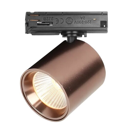Fantasia Fantasia OYO LED-Schienenspot in Bronze, für 1-Phasen-Schienensysteme (1F), Kollektion Deco