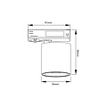 Fantasia Fantasia OYO LED spot for 1-phase track system, white, part of the Deco collection, fits existing track rails