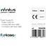 Fantasia Fantasia Infinitus black power supply kit for LED fixtures, part of the Infinitus collection, suitable as a replacement part.