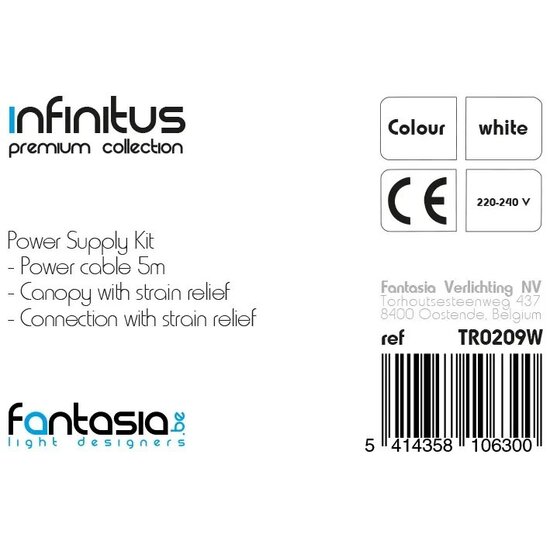 Fantasia Fantasia INFINITUS power supply kit, white, part of the Premium collection, for the INFINITUS lighting system