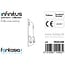 Fantasia Fantasia INFINITUS embout de finition bronze pour le système de profilés LED Infinitus, collection Premium