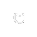 Fantasia Fantasia Micro Line trimless recessed profile of 300 cm for LED strips, edgeless mounting