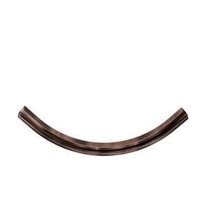 Fantasia Micro Line outer corner connector for mini 1-phase track, brushed bronze