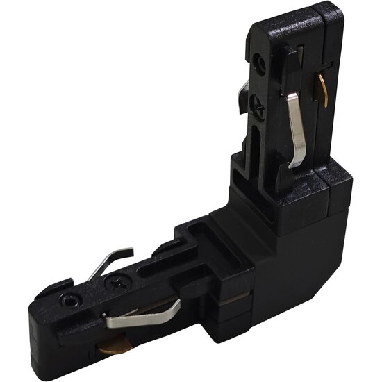Fantasia Fantasia MICRO LINE Wandverbinder, schwarz. Verbindungsstück zur Wandmontage der MICRO LINE-Schiene, Premium-Kollektion.