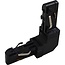 Fantasia Fantasia MICRO LINE wall connector, black. Connecting piece for mounting the MICRO LINE rail against the wall, Premium collection.