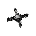 Fantasia Fantasia MICRO LINE X-connector – pieza de conexión negra para el sistema de carril MICRO LINE, colección Premium
