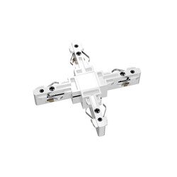 Fantasia Micro Line X-connector for track system, white