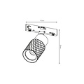 Fantasia Fantasia NYSAL Spot Micro Line - compact spot in white, part of Fantasia's Premium collection