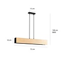 Emibig Emibig CARLO 3 BLACK - Scandinavische hanglamp van poedercoated staal