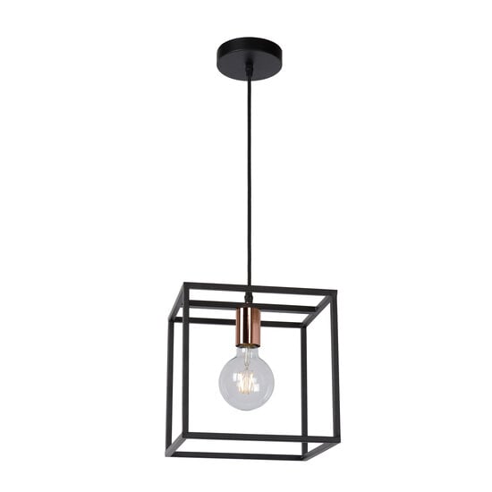 LUCIDE LUCIDE ARTHUR - Stijlvolle Zwarte Hanglamp voor Binnen