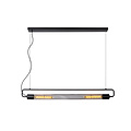 LUCIDE LUCIDE CALIXT - Stijlvolle Zwarte Hanglamp voor Binnen