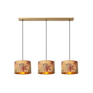 OUTLET - LUCIDE TANSELLE - Lámpara Colgante - 3xE27 - Multicolor