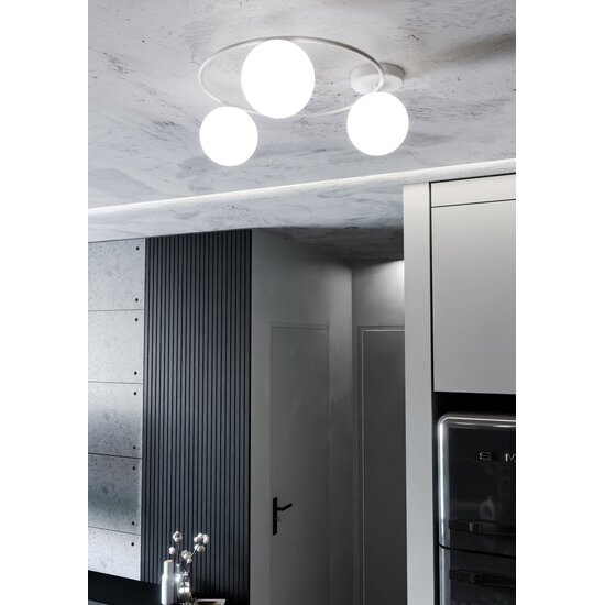 Emibig Emibig SOPRA 3 WH OPAL - Minimalistische plafondlamp voor elke ruimte