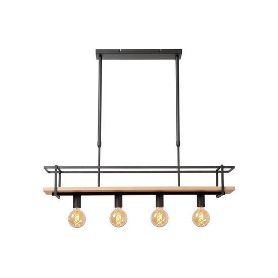 LUCIDE LUCIDE MILONGA - Stijlvolle Hanglamp met 4xE27 Fitting