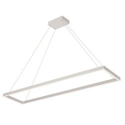 Guri LED hanglamp rechthoek wit 30x120cm dimbaar 53W