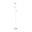 Fantasia Fantasia Lopal Stehlampe weiß mit 3 verstellbaren Röhren, dimmbare COB-LED, 2700K warmweiß