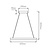 Fantasia Guri LED pendant light square black 60x60cm 64W dimmable
