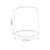 Fantasia Fantasia Zazou plafonnier blanc IP54 6W 3000K