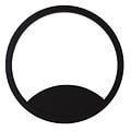 Fantasia ORSO ring wall/ceiling light, black aluminium, 25W LED 3000K, 1265 lumen, dimmable, Ø400 mm