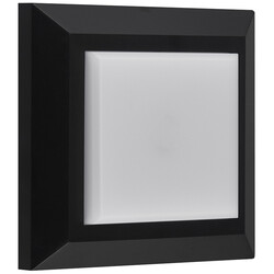 Fantasia NOKI wandlamp vierkant zwart IP65 SMD LED