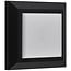 Fantasia NOKI square black wall light, IP65, integrated SMD LED 3W with 290 lumen and 3000K warm white light, 125 x 125 x 37 mm