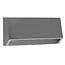 Fantasia Aplique de pared exterior Fantasia KITO gris, IP65 resistente a salpicaduras, 280 lúmenes, 3000K blanco cálido