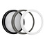 Fantasia Fantasia Milo applique murale extérieure ronde, IP65, LED SMD 8W 840 lumens, 3000K blanc chaud, Ø213 mm