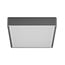 Fantasia Goa plafonnier ou applique carrée, gris plastique, IP65, LED SMD 16W, 1900 lumens, 3000K, classe énergétique F