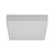 Fantasia Fantasia GOA plafond- en wandlamp vierkant wit IP65 1900 lm