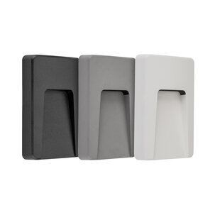 Aplique de pared exterior LED Sibo rectangular IP65 2,8W