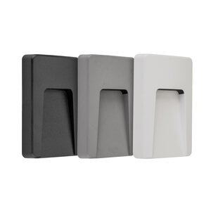 Applique murale extérieure LED Sibo rectangulaire IP65 2,8W