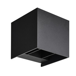 Applique murale extérieure Nuala noire IP54 orientable