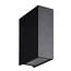 Fantasia Baku LED wandlamp buiten zwart, licht boven en onder, 300 lumen, 3000K, IP54, 93x44x125mm