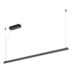 GURI pendellamp lange lichtlijn 180cm zwart dimbaar