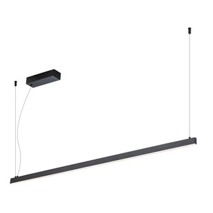 Guri suspension LED filaire noire 240 cm 52W dimmable