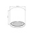 Fantasia Box opbouwspot rond zwart incl. AR111 LED 12W