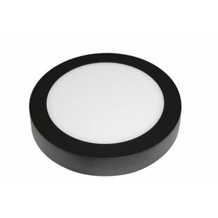 FLUKE applique murale ronde noire dimmable 3000K