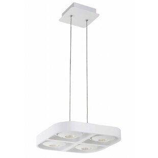 Suspension Fantasia Galaxy table à manger LED 4x5W blanche