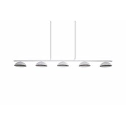 Zumo hanglamp wit lang dimbaar 5x LED COB